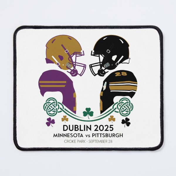 Item preview, Minnesota v Pittsburgh Dublin Ireland 2025 designed and sold by CELTIC-DESIGNS.