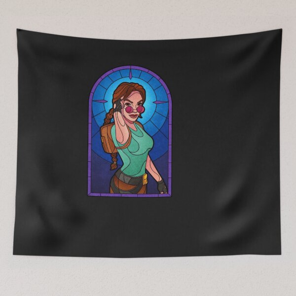 Item preview, Lara Croft: Stained Glass designed and sold by RikDrawsThings.