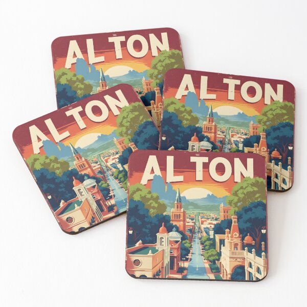 Item preview, Alton Texas USA Vintage Travel Tourism  designed and sold by TravelersGems.