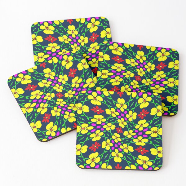 Artikelvorschau, Buntes Hintergrundblumenmuster entworfen und verkauft von Patternflower.
