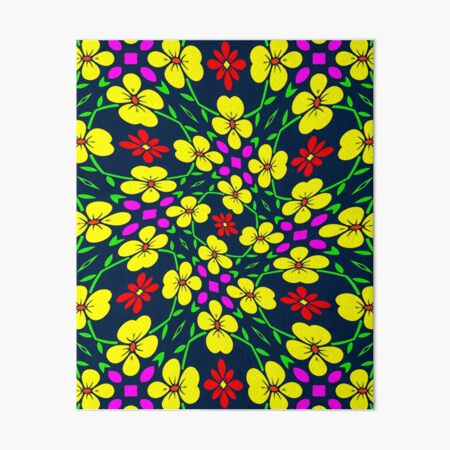 Item preview, Colorful Background Flowers Pattern designed and sold by Patternflower.