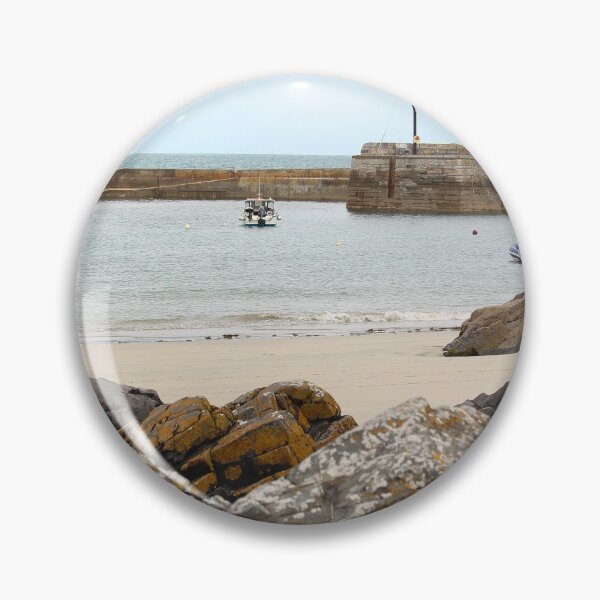 Item preview, Portnablagh Pier Rock Vertical designed and sold by eddiebarronshop.