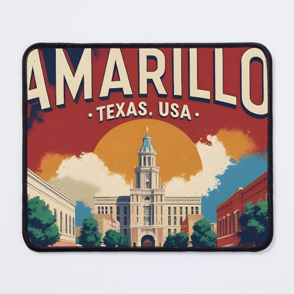 Item preview, Amarillo Texas USA Vintage Travel Tourism  designed and sold by TravelersGems.