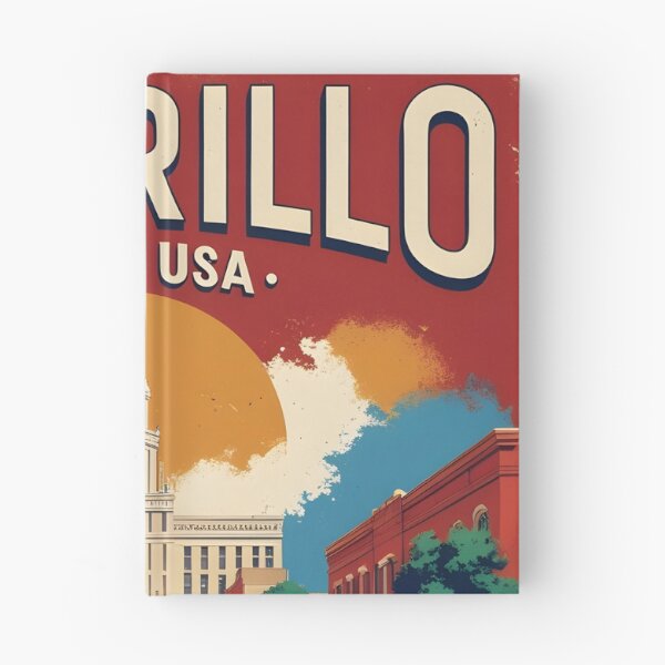 Item preview, Amarillo Texas USA Vintage Travel Tourism  designed and sold by TravelersGems.