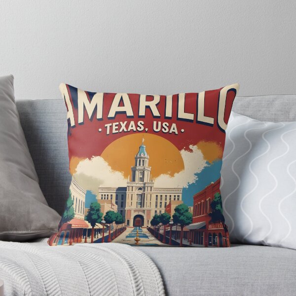 Item preview, Amarillo Texas USA Vintage Travel Tourism  designed and sold by TravelersGems.