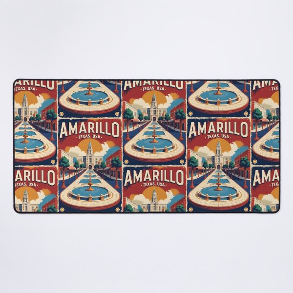 Item preview, Amarillo Texas USA Vintage Travel Tourism designed and sold by TravelersGems.