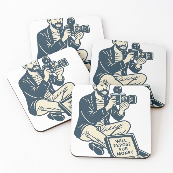 Item preview, Will Expose for Money (Cinematographer Busking Edition) designed and sold by Mildly Unemployed.