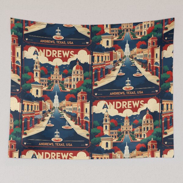 Item preview, Andrews Texas USA Vintage Travel Tourism  designed and sold by TravelersGems.