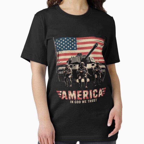 Item preview, Men’s premium heavyweight tee, USA, America, Military designed and sold by designzs.