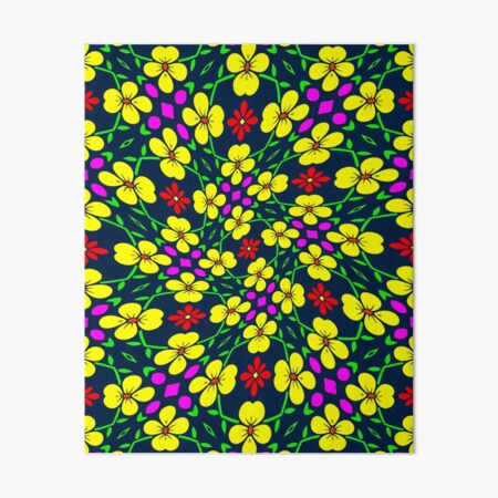 Item preview, Colorful Background Flowers Pattern designed and sold by Patternflower.