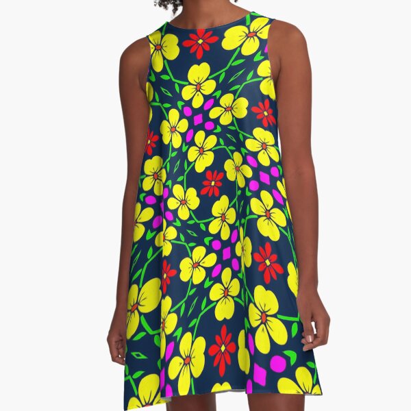 Item preview, Colorful Background Flowers Pattern designed and sold by Patternflower.