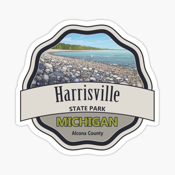 Item preview, Harrisville State Park, Alcona County Michigan designed and sold by Wanderful-roads.