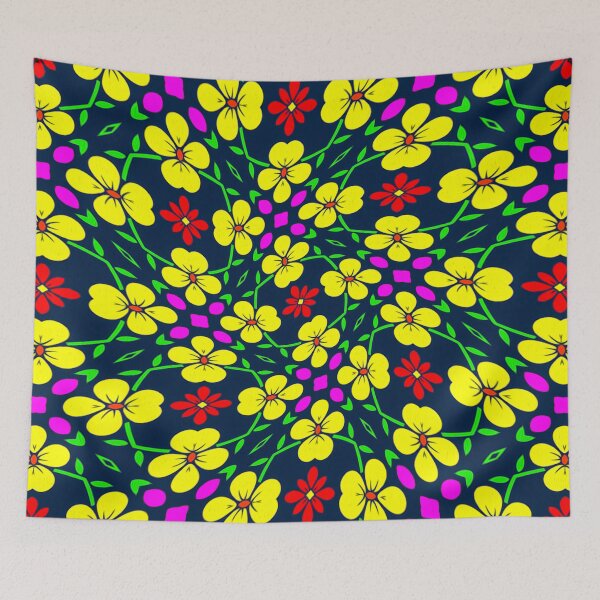 Item preview, Colorful Background Flowers Pattern designed and sold by Patternflower.