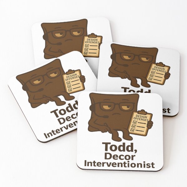 Item preview, Todd Inspects Crimes Against Interior Design designed and sold by Ctrl Alt Del Decor.