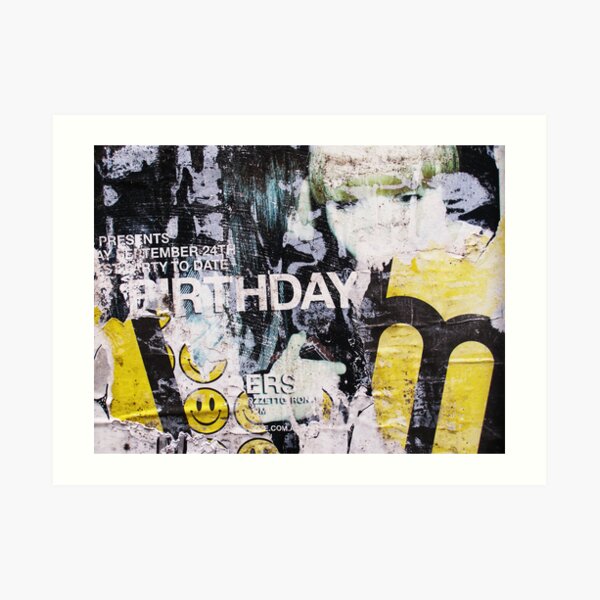 Found Collage Art Print