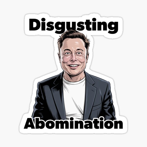 Artikel-Vorschau von Elon Musk ist die widerliche Abscheulichkeit, designt und verkauft von 3MillsDesign.