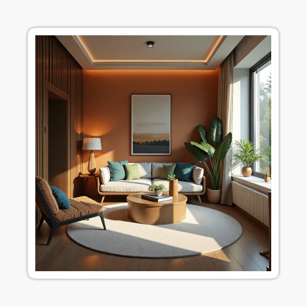 Item preview, Apartment Decorating - Warm Mid-Century Modern Living Room designed and sold by Dreams--Cape.