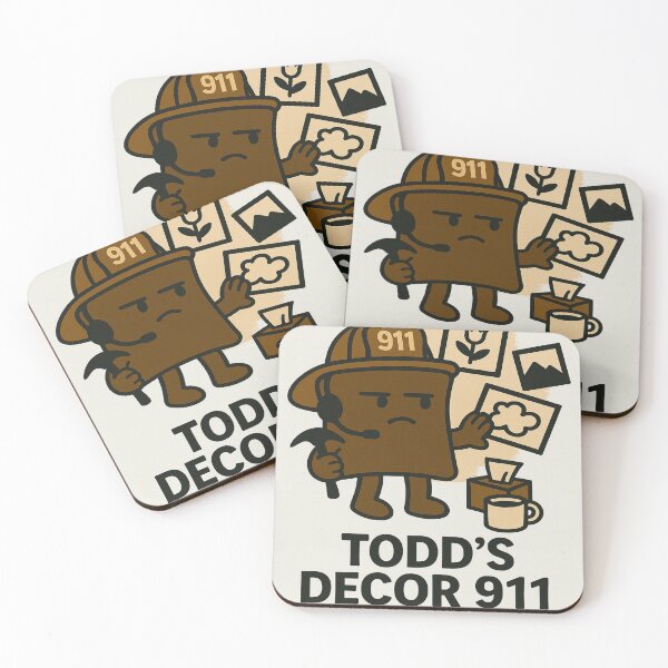 Item preview, Todd Fixes Crooked Walls With Conviction designed and sold by Ctrl Alt Del Decor.
