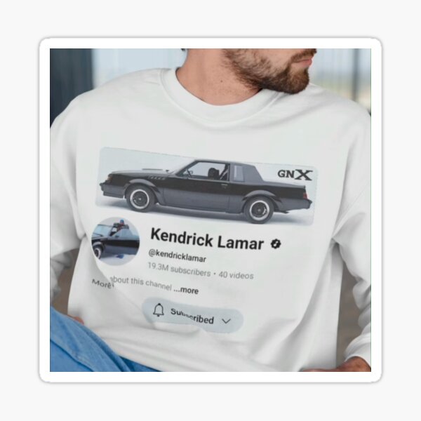 Aperçu de l'œuvre T-shirt de rappeur GNX de Kendrick Lamar créée et vendue par evilgianus2.