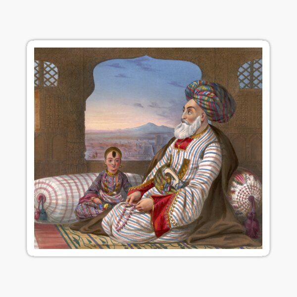 Item preview, Afghan Men (1848) designed and sold by 19th Century in Color.