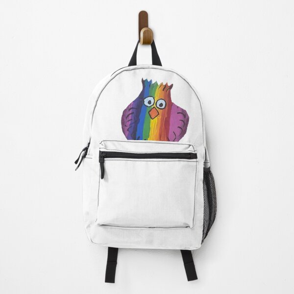 Item preview, Rainbow chicken in fancy shoes designed and sold by Lauracolleen3.