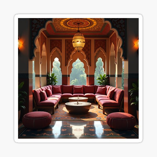 Item preview, Apartment Decorating - Opulent Moroccan Drawing Room with Intricate Details designed and sold by Dreams--Cape.