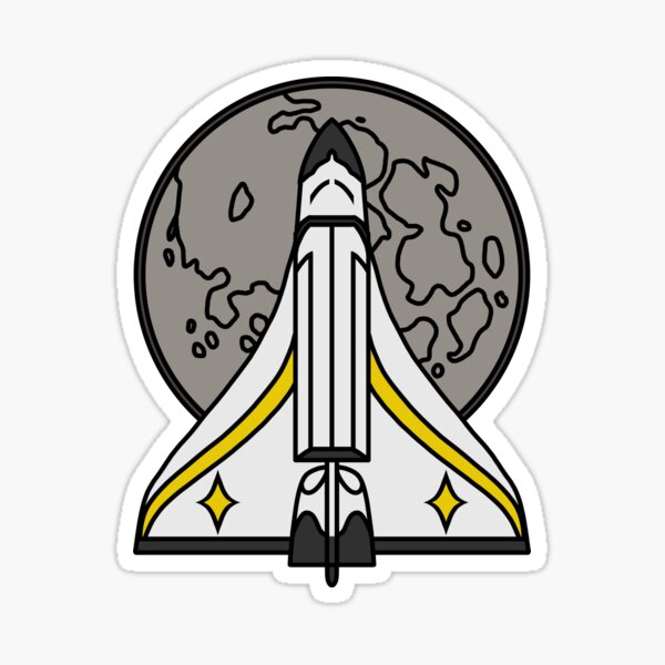 Item preview, Ellie's simple rocket pin designed and sold by ellie290102.