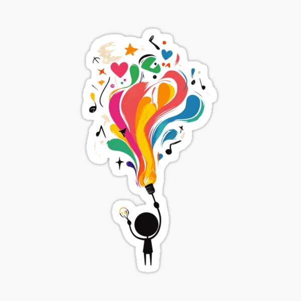 Set Fire To Your Creativity Sticker