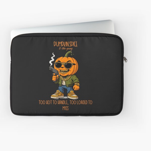 Item preview, Pumpkin Spice & The Gang - Too Hot to Handle, Too Loaded to Miss Halloween Gangster designed and sold by Snark&Cotton.