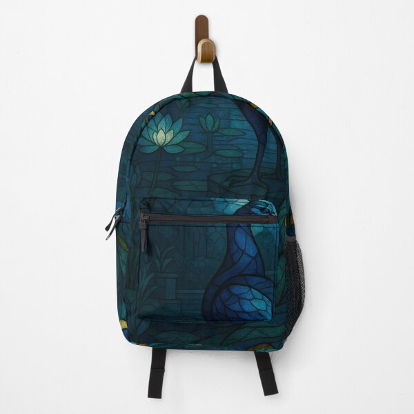 Item preview, Moonlit Peacock - Luminous Stained Glass designed and sold by AetherLightArt.