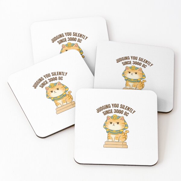Item preview, Judging Cat Pharaoh – Silent Judgment Since 3000 BC designed and sold by FurEverLove.