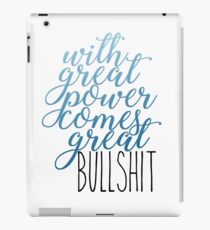 great power iPad Case/Skin