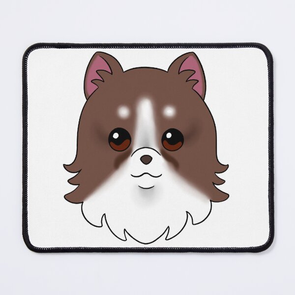 Item preview, Brown Pomeranian White Forehead Brows Tear Stains designed and sold by OliRoseArt.