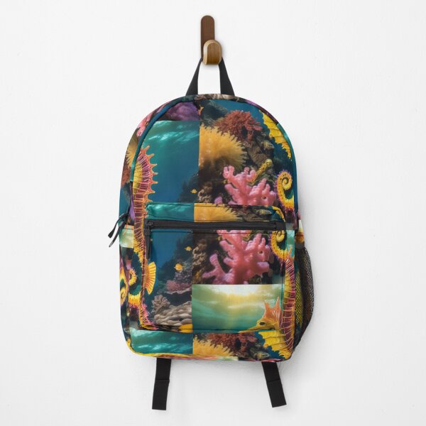 Item preview, Radiant Seahorse Amidst Tropical Reefs designed and sold by KilianSzmid.