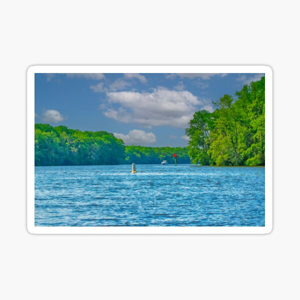 Item preview, Canal with Boat Traffic designed and sold by Ruth Curtis.