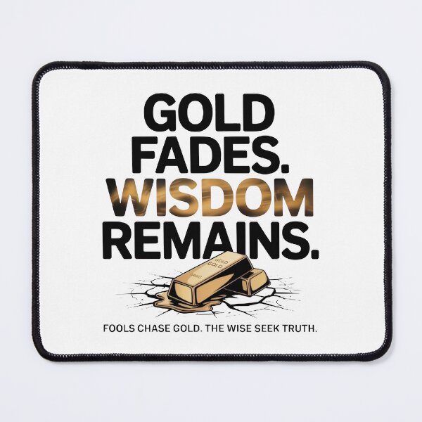 Item preview, Gold Fades, Wisdom Remains – Eternal Perspective designed and sold by bibletimeline66.