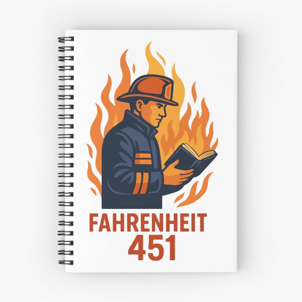 Item preview, Farenheit 451 - Ray Bradbury designed and sold by storelibertys.