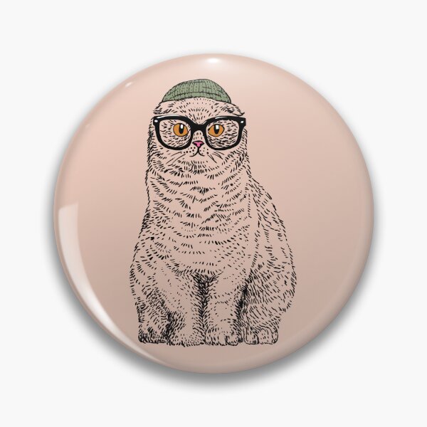Artikelvorschau, Hipster Scottish Fold entworfen und verkauft von Huebucket.