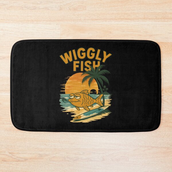 Item preview, Wiggly Fish – Stay Wiggly Sunset designed and sold by ALITOPRINCE.