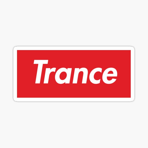 Trance Stickers | Redbubble