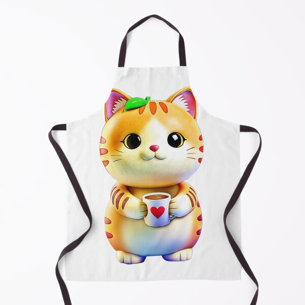 Item preview, Cute Orange Tabby Cat Holding a Mug designed and sold by Perfect44.
