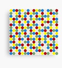 4-color-dots Canvas Print