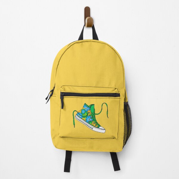 Item preview, Flower pattern blue, green, yellow high tops designed and sold by MickeyEdwards.