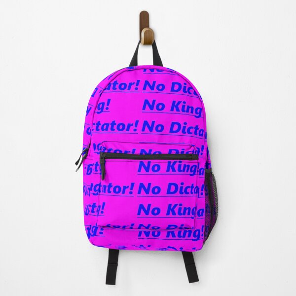 Item preview, Pink No King No Dictator - Motivational Quote T-Shirt designed and sold by Earth Nature Creations.