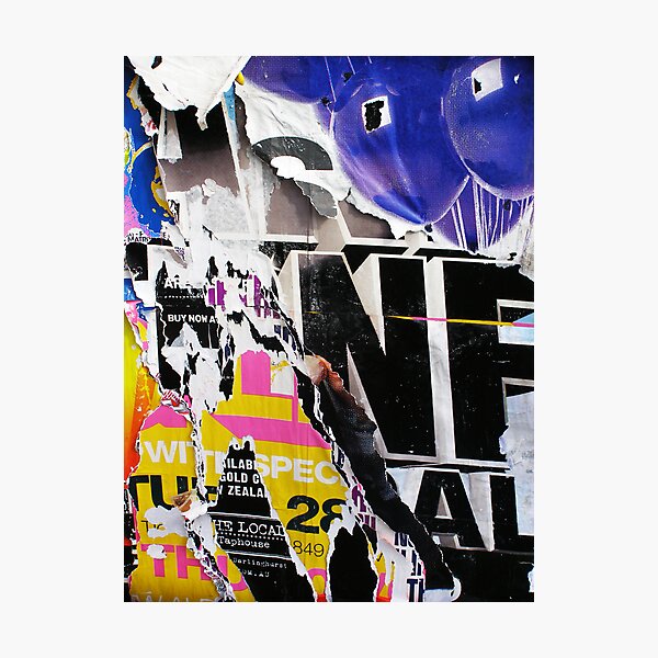 Found Collage Photographic Print