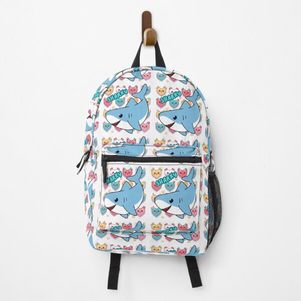Item preview, Sharky the Cute Friendly Shark – Cartoon Sea Animal Illustration designed and sold by Khamique.