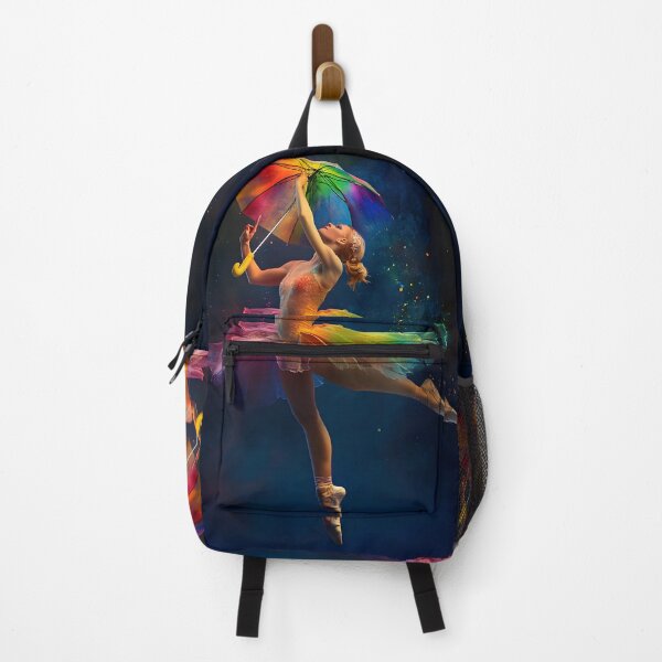 Item preview, Dolled-Up Ballet Fantasy – Rainbow Pride Ballerina designed and sold by AI-Only Creations.