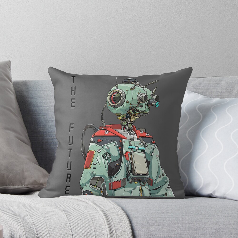Item preview, Throw Pillow designed and sold by FunkyThreadsCo.