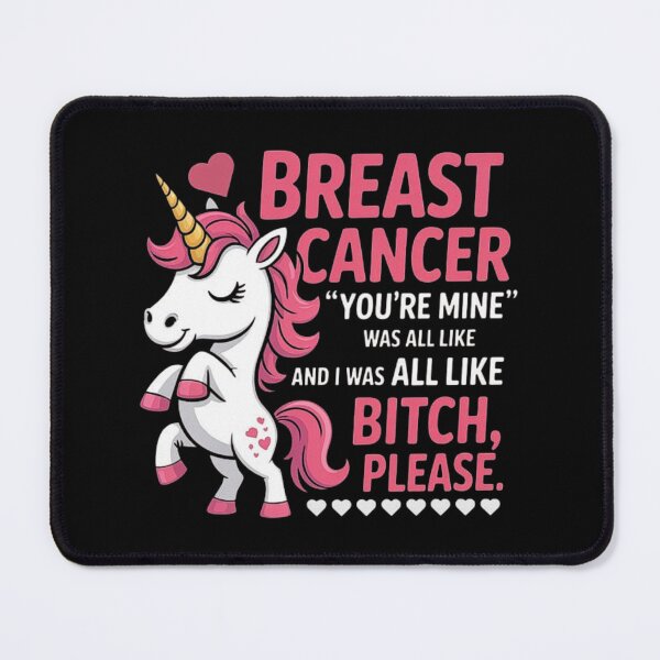 Item preview, Bold Breast Cancer Survivor Quote – Funny Feminist Empowerment Statement designed and sold by love3617.