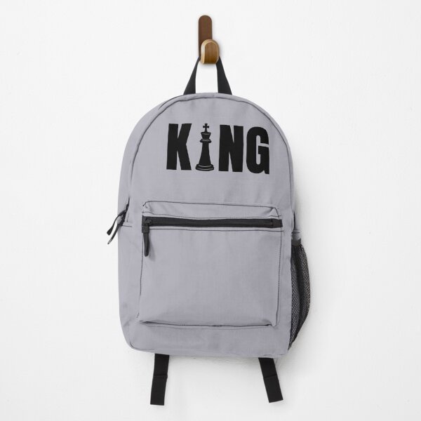 Item preview, King Chess Piece Typography Minimalist Design designed and sold by MyWittyThings.
